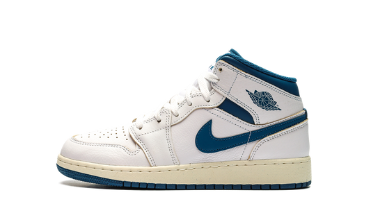 Air Jordan 1 Mid SE GS "INDUSTRIAL BLUE" FN7432 141