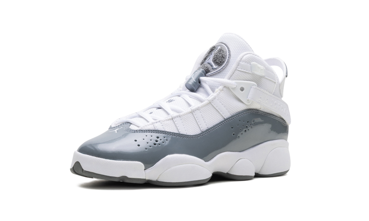 Air Jordan 6 RINGS GS "WHITE COOL GREY" 323419 121