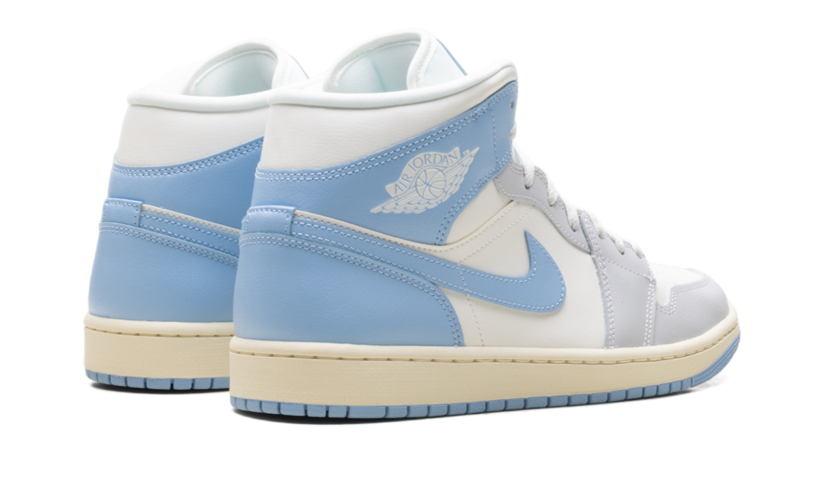Air Jordan 1 Mid WMNS "Psychic Blue Sail Coconut Milk" BQ6472 402