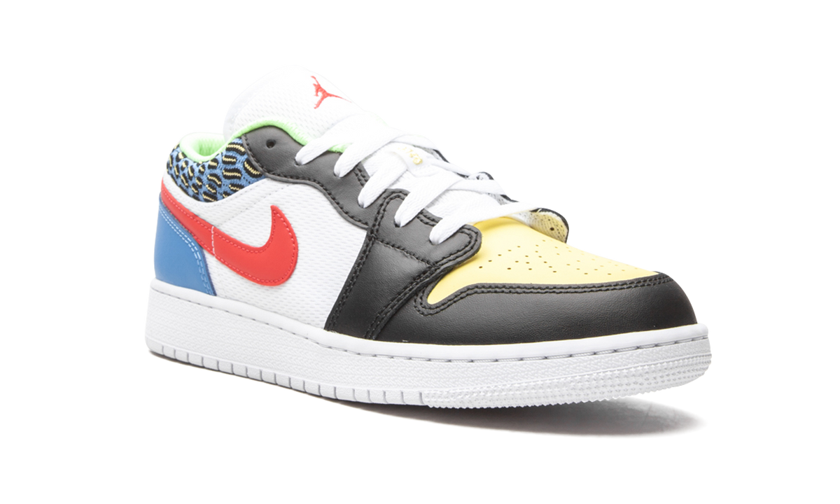 Air Jordan 1 Low GS "White Mesh / Multicolor" DH5927 006
